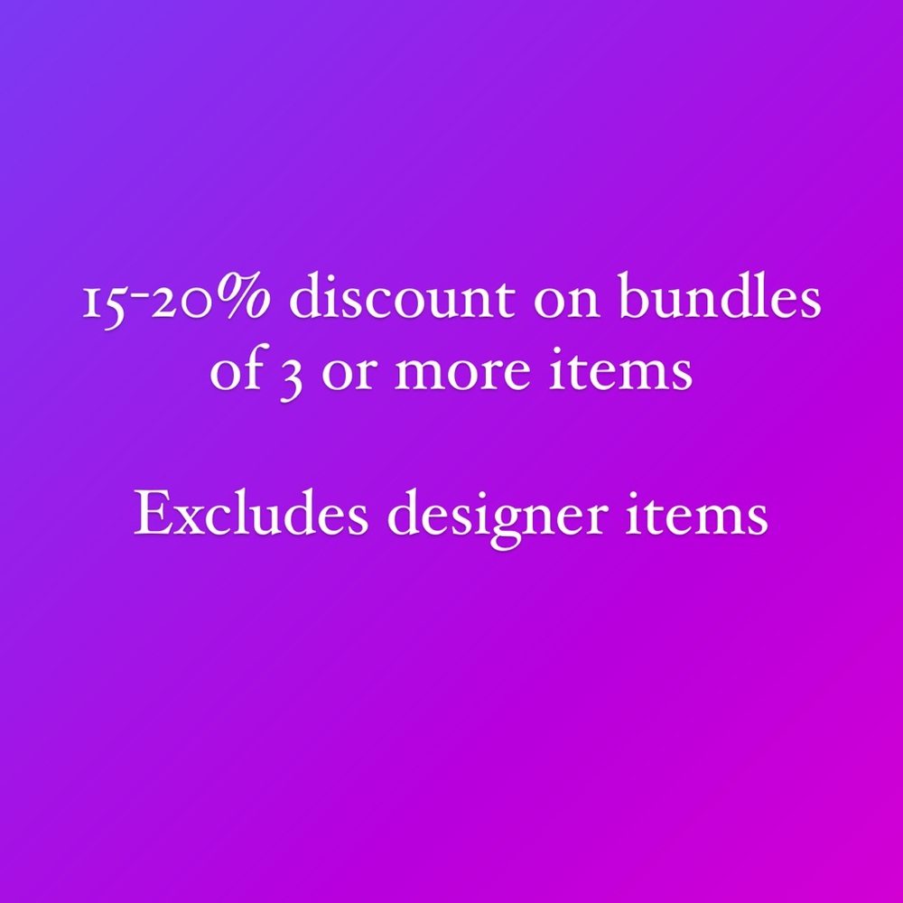 Bundle discounts
